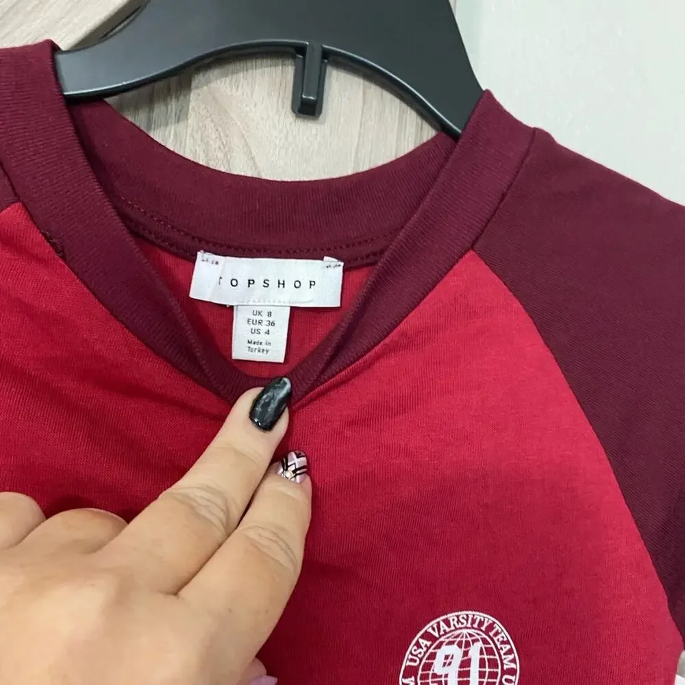 NWT Topshop girls long sleeve top 4